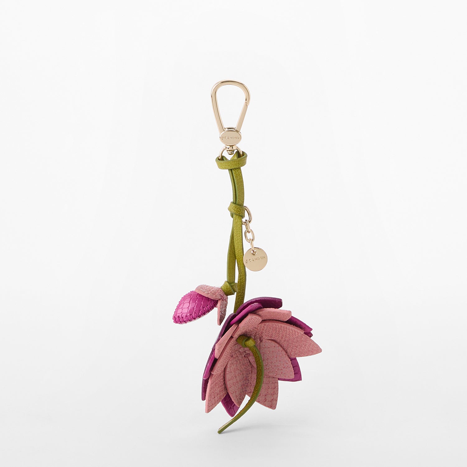 Lotus Leather Hangoff | Island Petal Charms | BRAHMIN