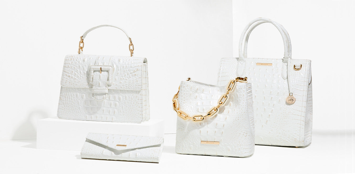 White Brahmin purse cheapest