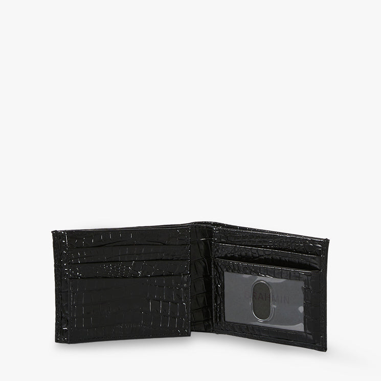 Bifold Wallet Black Melbourne Open View