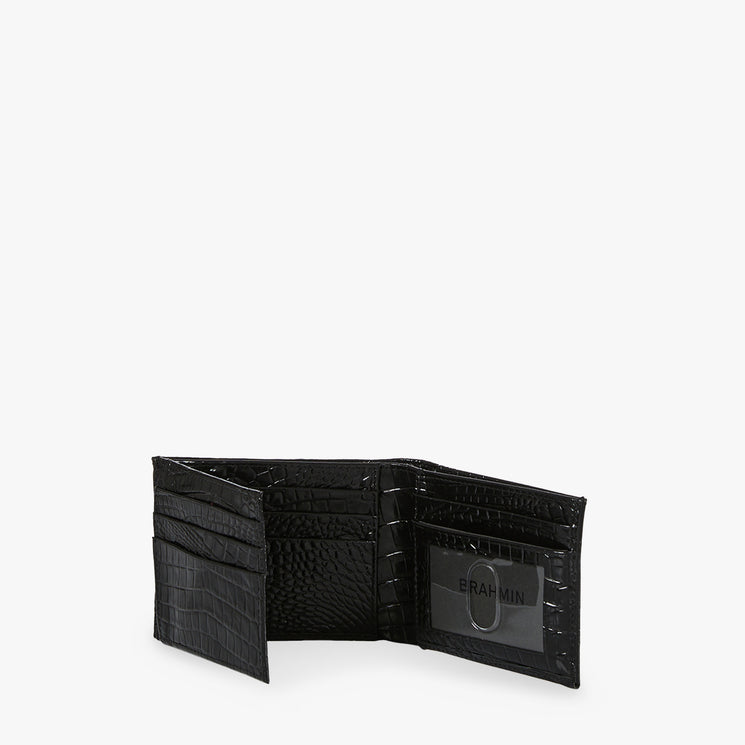 Bifold Wallet Black Melbourne Open View