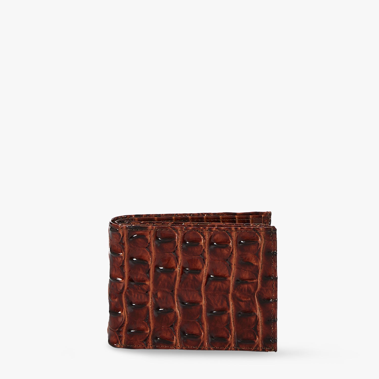 Bifold Chestnut Baypoint Leather Wallet | BRAHMIN