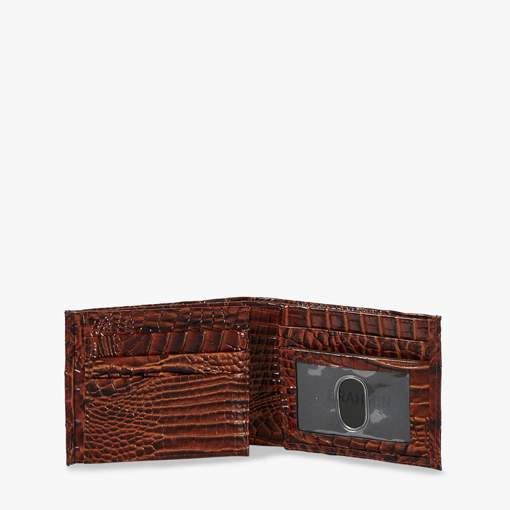 Bifold Wallet Pecan Melbourne Open View