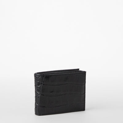 Black Baypoint Bifold Wallet Side View 