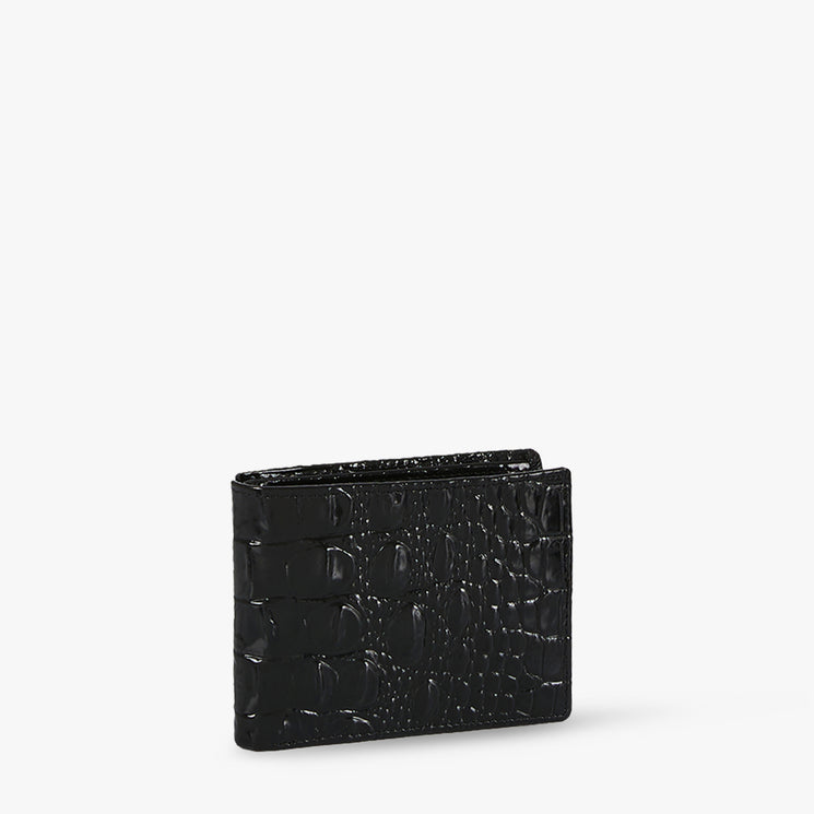 Black Melbourne Billfold Wallet Side View