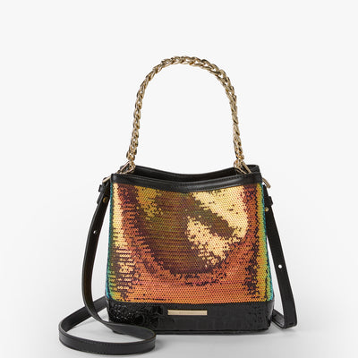 Multi Shimerda Small Arden Satchel Front View with Strap 
