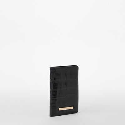 Black Baypoint Passport Wallet Side View 