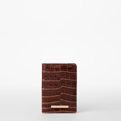 Chestnut Baypoint Passport Wallet Front View 