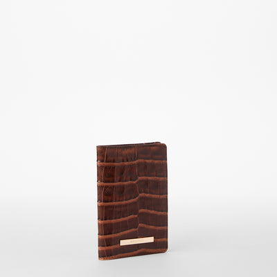 Chestnut Baypoint Passport Wallet Side View 