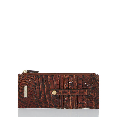 Credit Card Wallet Pecan Melbourne Front View