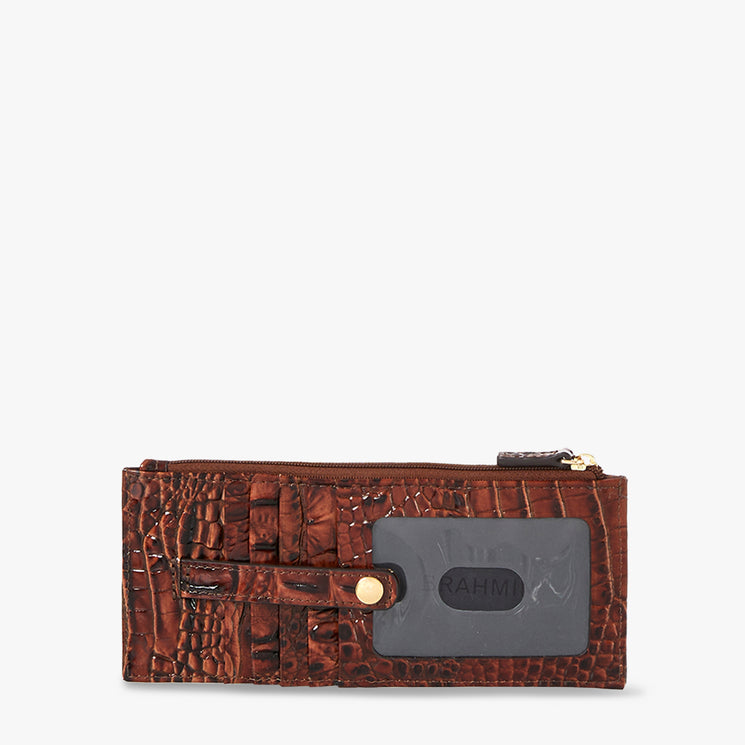 Credit Card Wallet Pecan Melbourne Back View