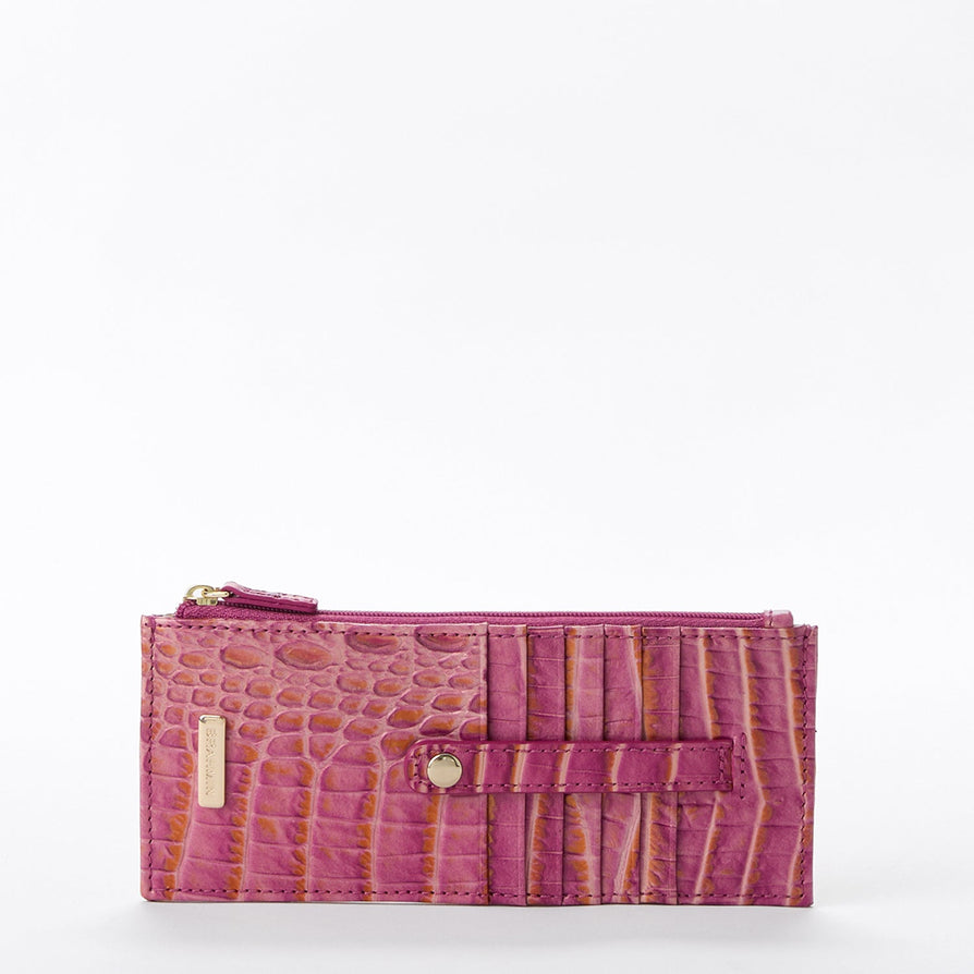 Veronica Leather Wallet | Mermaid Green | BRAHMIN