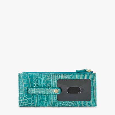 Mermaid Green Melbourne Credit Card Wallet Back View 
