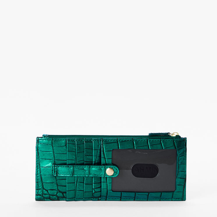 Mystic Green Melbourne Credit Card Wallet Back View 