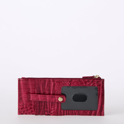 Merlot Ombre Melbourne Credit Card Wallet Back View 