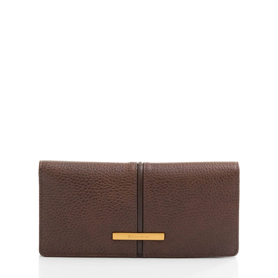 Chocolate Cordoba Ady Wallet Front View 
