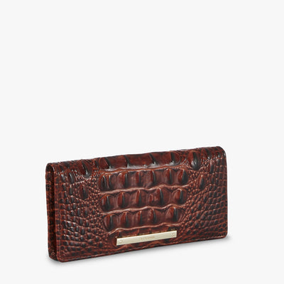 Ady Wallet Pecan Melbourne Side View