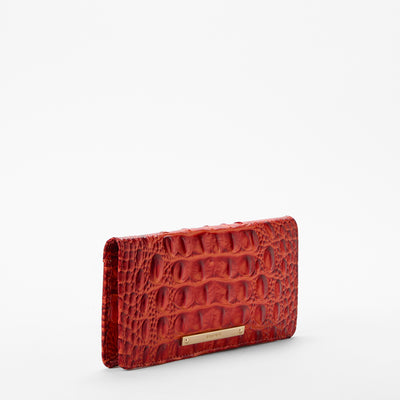 Radiant Red Melbourne Ady Wallet Side View 
