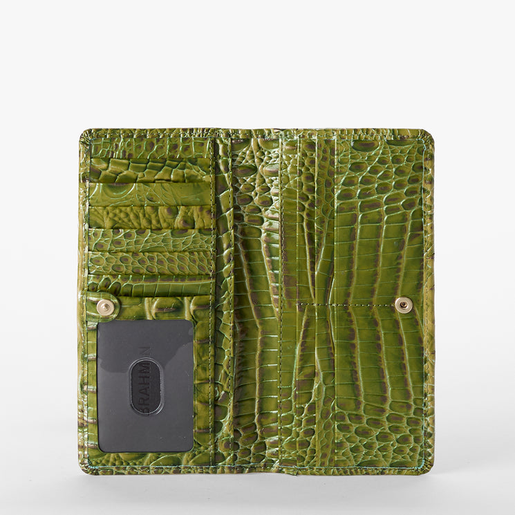 Olive Ombre Melbourne Ady Wallet Open View