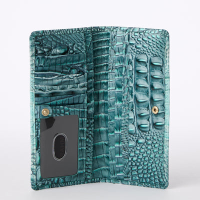 Spearmint Ombre Melbourne Ady Wallet Open Front View