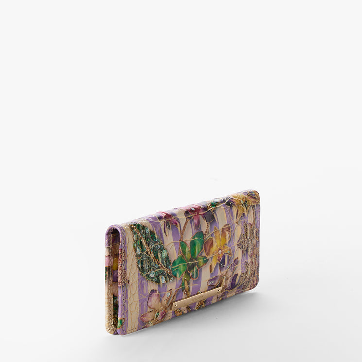 Pinstripe Petals Melbourne	Ady Wallet Side View