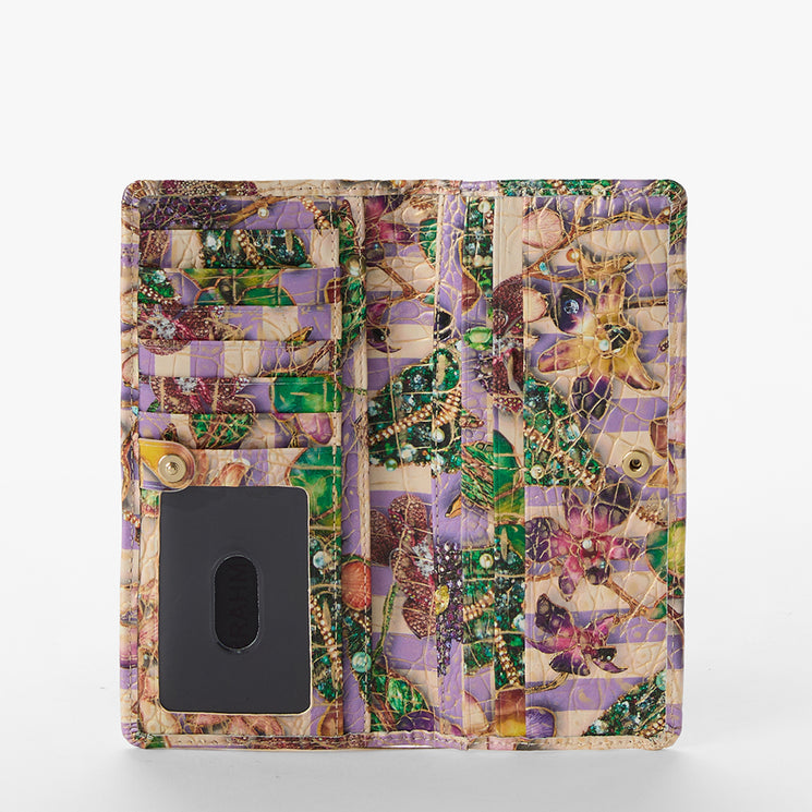 Pinstripe Petals Melbourne	Ady Wallet Open View