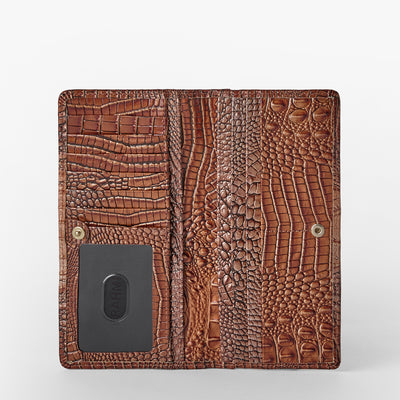 Whiskey Ombre Mini Melbourne Ady Wallet Open Top View