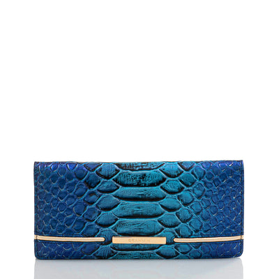 Electric Blue Ateague Ady Wallet Front View 
