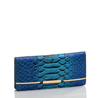 Electric Blue Ateague Ady Wallet Side View 