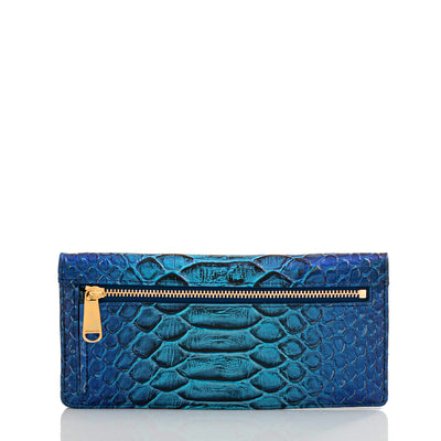 Electric Blue Ateague Ady Wallet Back View 
