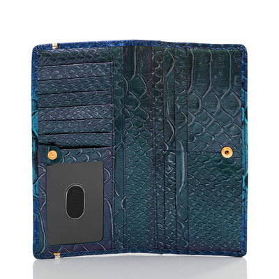 Electric Blue Ateague Ady Wallet Open Top View 