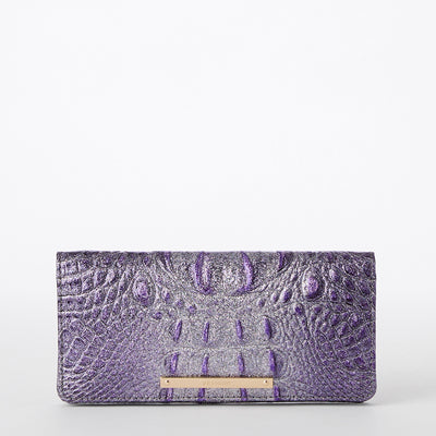 Purple Glitter Melbourne Ady Wallet Front View 
