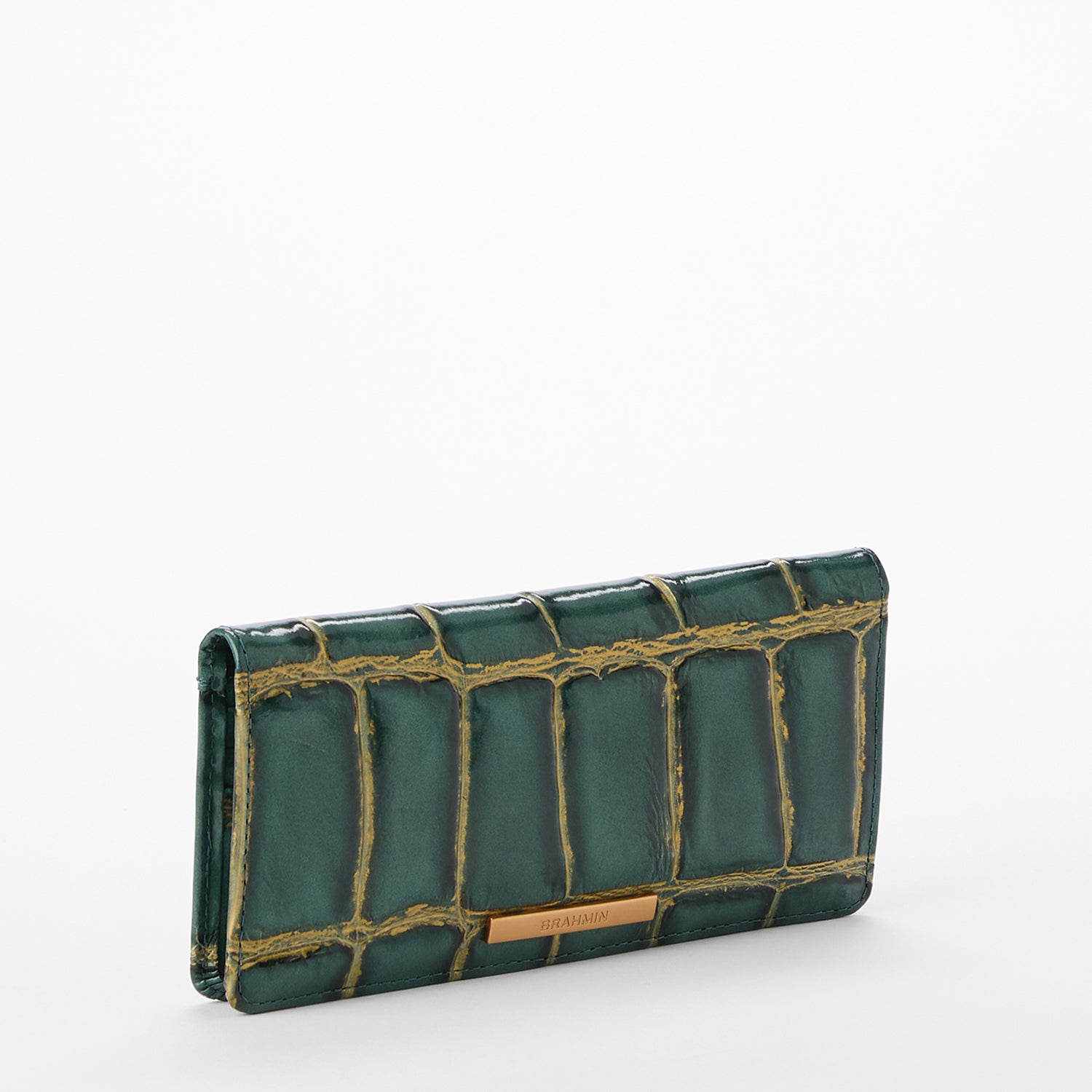 Ady Leather Wallet | Mystic Green Nerina | BRAHMIN
