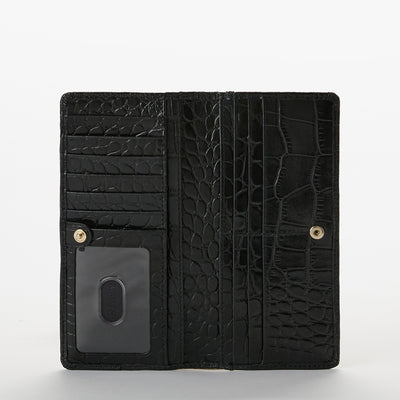 Black Bedford Ady Wallet Open Top View 