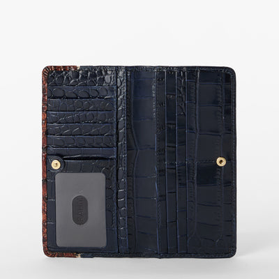 Navy Vesper Ady Wallet Open Top View 