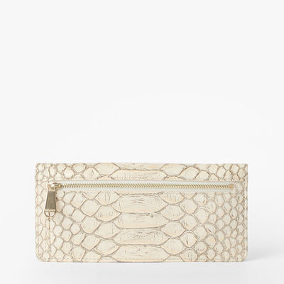 Oyster Grey All Over Snake Ady Wallet Back View 