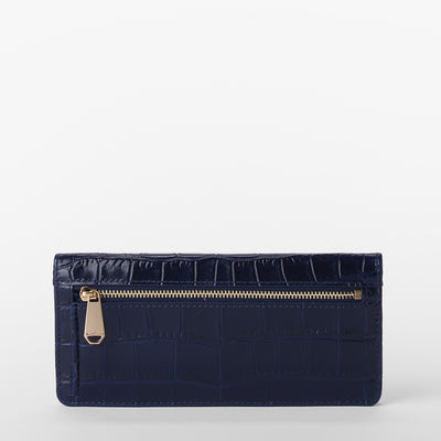 Navy Angora Ady Wallet Back View 