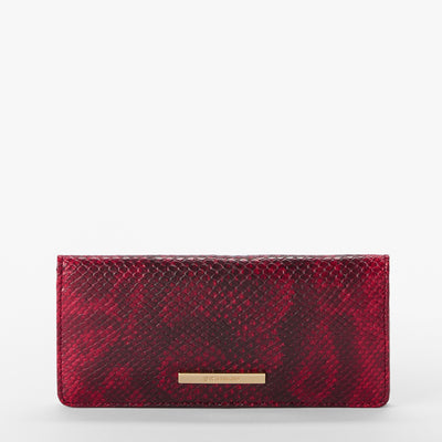 Red Opal Cassatt Ady Wallet Front View 