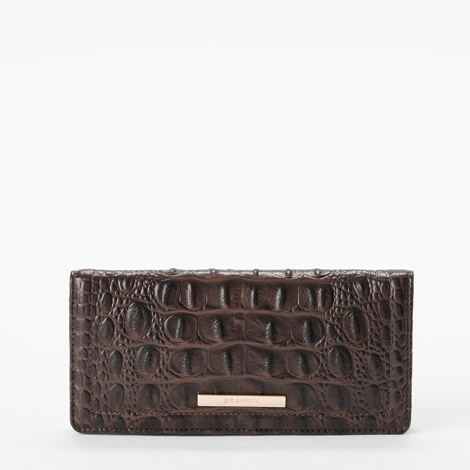 Ady Leather Wallet | Chocolate Alden Road | BRAHMIN