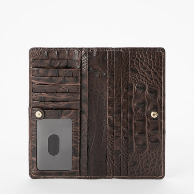 Chocolate Alden Road Ady Wallet Open View 