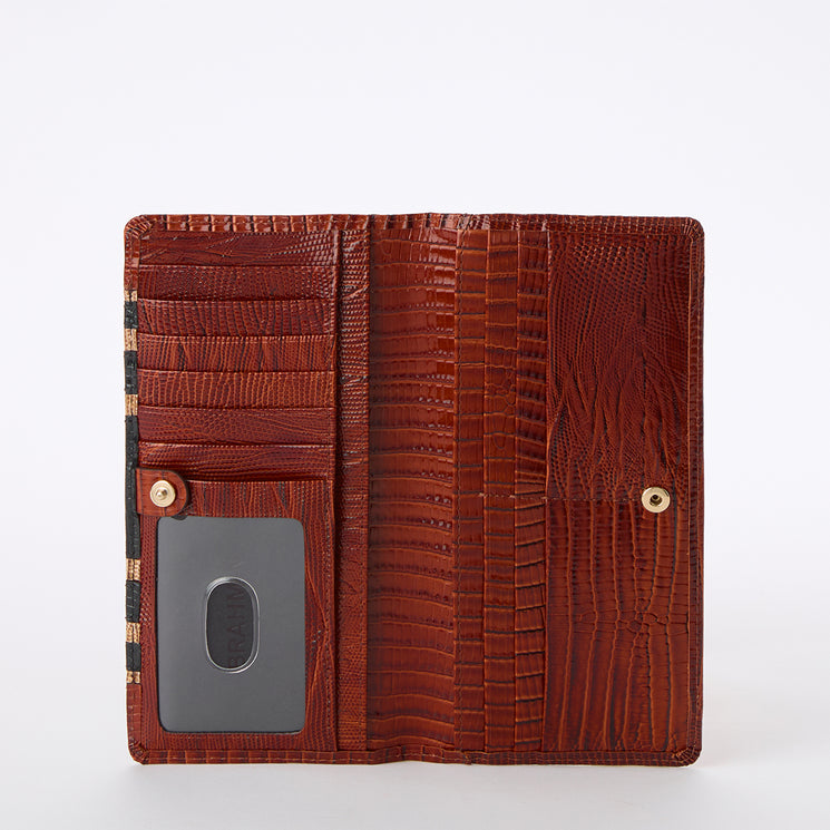 Cognac Vineyard Ady Wallet Open View