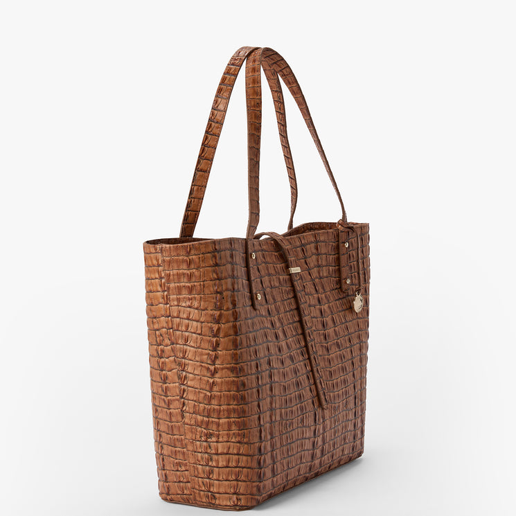 Luggage Brown Leontyne All Day Tote Front Side View 