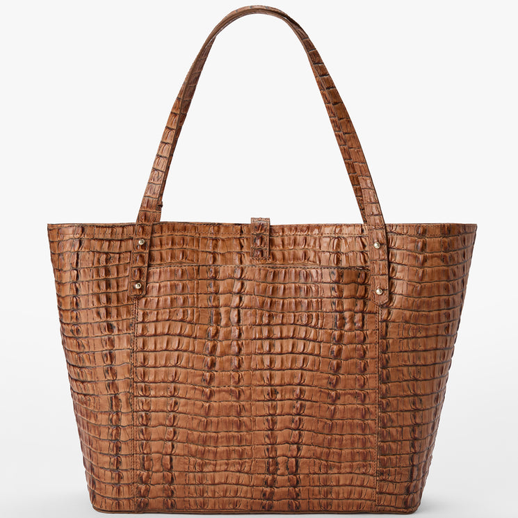 Luggage Brown Leontyne All Day Tote Back View 