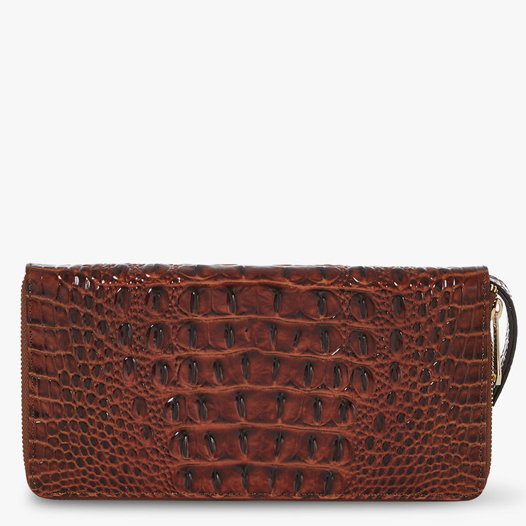 Pecan Melbourne Skyler Wallet Back View