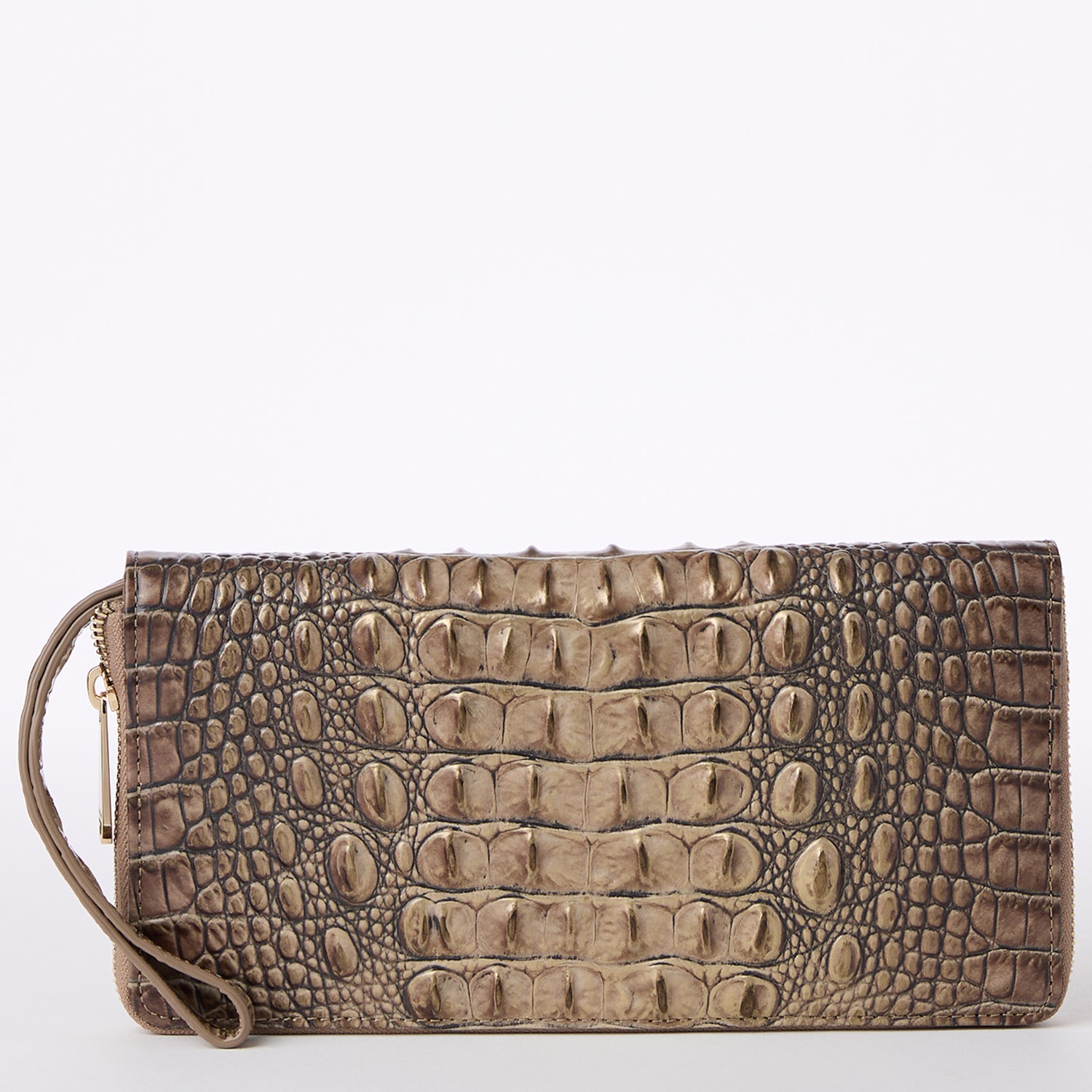 Brahmin Melbourne Collection Brindle Skyler Travel Wristlet Brindle