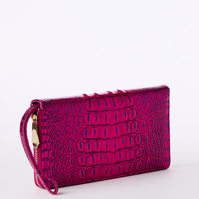 Voltage Violet Melbourne Skyler Clutch Side View 
