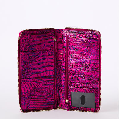 Voltage Violet Melbourne Skyler Clutch Open Top View 
