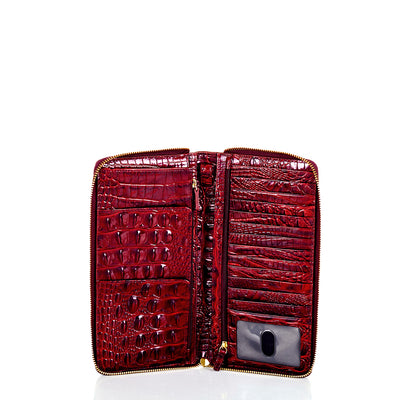 Ruby Ombre Melbourne Skyler Clutch Open Top View 
