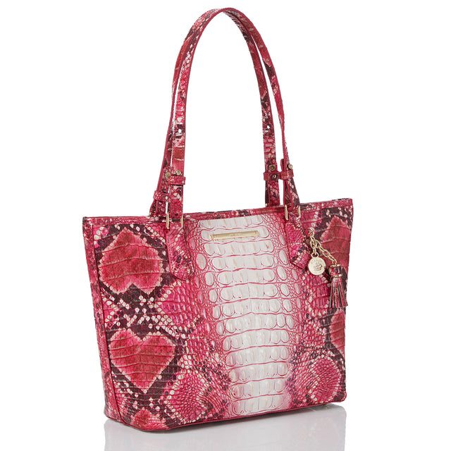 Crown of Hearts Ombre Melbourne Medium Asher Tote  Side View 
