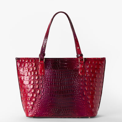 Ruby Ombre All Over Medium Asher Tote Back View 