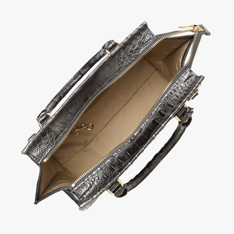 Charcoal Melbourne Priscilla Satchel Open View 